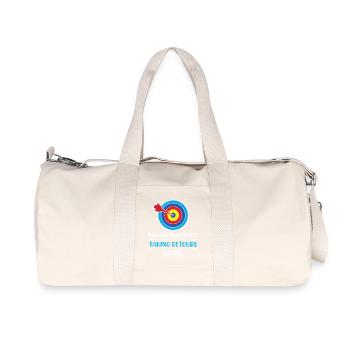 Bogenschießen Bogenschütze - Recycelte Canvas-Sporttasche von Stanley/Stella - Naturweiß - Vorne