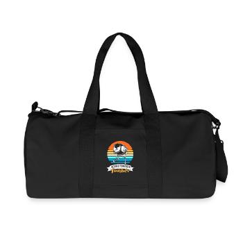 Beton Betonfertiger Betonmischer - Recycelte Canvas-Sporttasche von Stanley/Stella - Schwarz - Vorne
