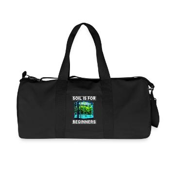 Soil is for Beginners - Recycled Canvas Sports Bag by Stanley/Stella - black - Front