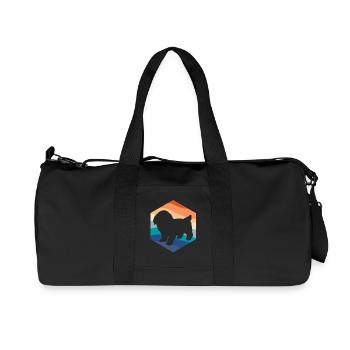 Shih Tzu - Sac de sport en toile recyclée Stanley/Stella - noir - Devant
