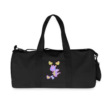 Bébé Dragon Dragon Enfants Enfant Rétro Années 80 Années 90 - Sac de sport en toile recyclée Stanley/Stella - noir - Devant
