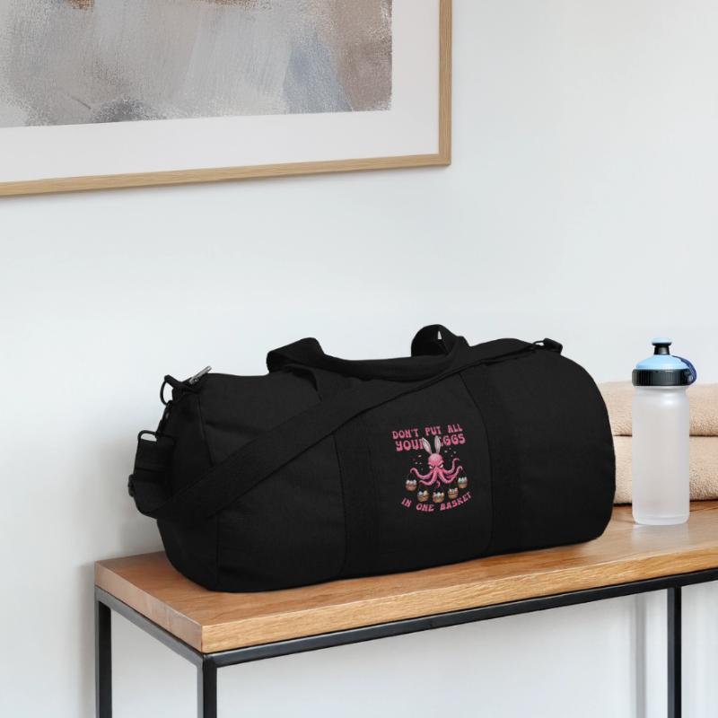 don't pull all your eggs in one basket Recycled Canvas Sports Bag by Stanley/Stella