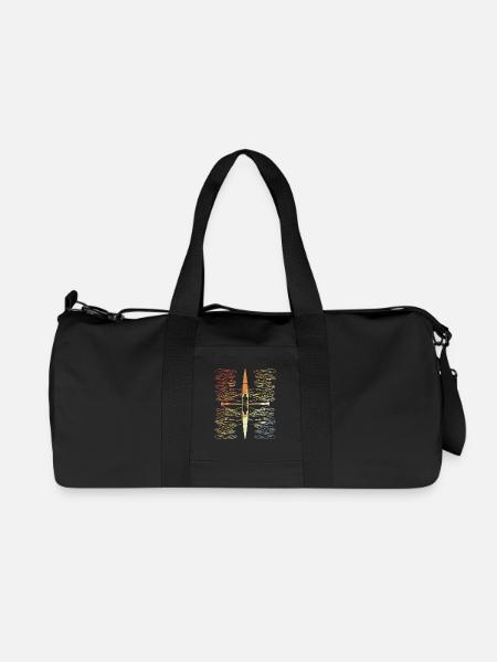 Aviron d’époque - Sac de sport en toile recyclée Stanley/Stella - noir