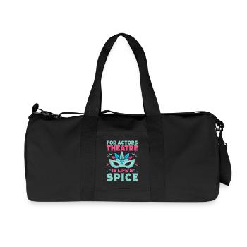 Le théâtre musical est l’idée cadeau de Life ́s Spice - Sac de sport en toile recyclée Stanley/Stella - noir - Devant