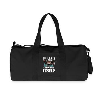 Aventure de chasse à la dinde : Je veux juste chasser la dinde - Sac de sport en toile recyclée Stanley/Stella - noir - Devant