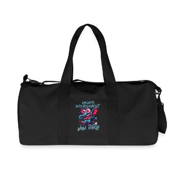 Better crazy than one of you – elephant - Recycled Canvas Sports Bag by Stanley/Stella - black - Front