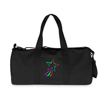 Shooting star - Recycled Canvas Sports Bag by Stanley/Stella - black - Front