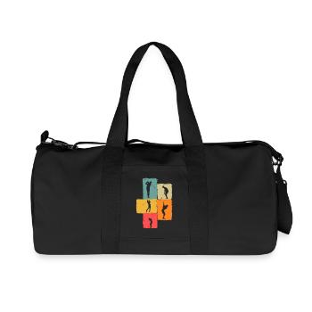 Golfers Golf - Recycled Canvas Sports Bag by Stanley/Stella - black - Front