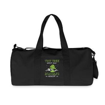 Bonsai Tree - Recycelte Canvas-Sporttasche von Stanley/Stella - Schwarz - Vorne
