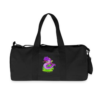 Snake Fitness Hoop Workout Gymnastics - Recycled Canvas Sports Bag by Stanley/Stella - black - Front