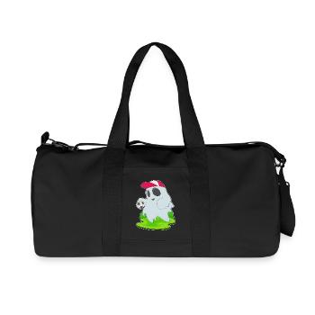 Fantôme Halloween Football - Sac de sport en toile recyclée Stanley/Stella - noir - Devant
