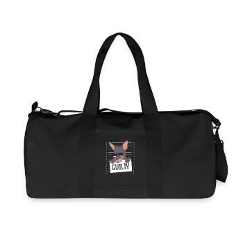Zwergpinscher - Recycelte Canvas-Sporttasche von Stanley/Stella - Schwarz - Vorne