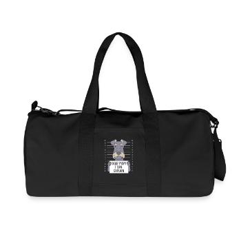 Miniature Schnauzer - Recycled Canvas Sports Bag by Stanley/Stella - black - Front