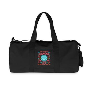 Diamond Painting Artist The Life Chose Me Diamond - Recycelte Canvas-Sporttasche von Stanley/Stella - Schwarz - Vorne