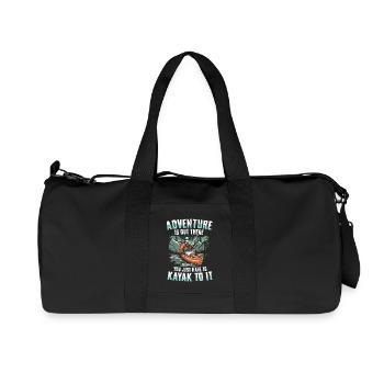 Adventure Awaits You: Kayaking Experience in the - Recycled Canvas Sports Bag by Stanley/Stella - black - Front
