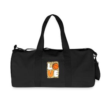 Basketteurs Basketball - Sac de sport en toile recyclée Stanley/Stella - noir - Devant