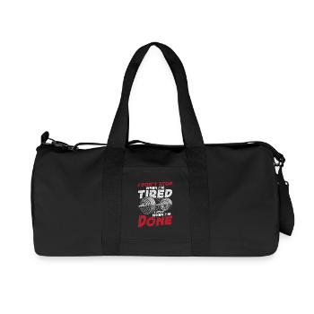 Gym Fitness Workout Bodybuilding Weightlifting - Recycled Canvas Sports Bag by Stanley/Stella - black - Front