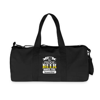 La bière vous rend belle pour les gagnants - Sac de sport en toile recyclée Stanley/Stella - noir - Devant