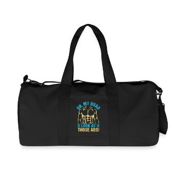 Fanatiques de fitness Oh My Quad Gymnastique suédoise - Sac de sport en toile recyclée Stanley/Stella - noir - Devant