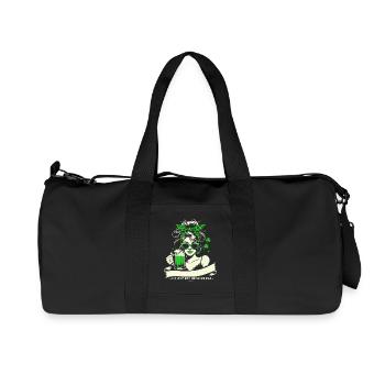 St. Patrick's Day: Beer and shenanigans - Recycled Canvas Sports Bag by Stanley/Stella - black - Front