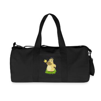 Giraffe Star - Recycled Canvas Sports Bag by Stanley/Stella - black - Front