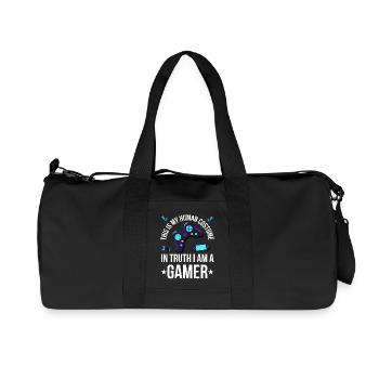 Halloween Pisse Zeichenfläche 1 Kopie 3 - Recycelte Canvas-Sporttasche von Stanley/Stella - Schwarz - Vorne