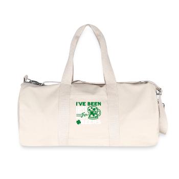 St Patrick's Day I Have Been Irish For Beers - Recycled Canvas Sports Bag by Stanley/Stella - natural - Front