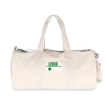St Patrick's Day My Liver Is Irish - Recycled Canvas Sports Bag by Stanley/Stella - natural - Front