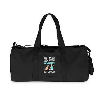 Dog trainer - Recycled Canvas Sports Bag by Stanley/Stella - black - Front