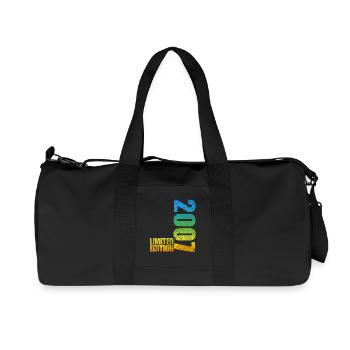 Édition Limitée 2007 18ème Cadeau d’Anniversaire - Sac de sport en toile recyclée Stanley/Stella - noir - Devant