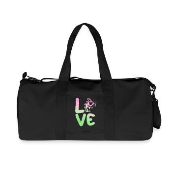 Poules Coq Pintade - Sac de sport en toile recyclée Stanley/Stella - noir - Devant