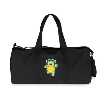 Turtle Jogger Jogging Sport - Sac de sport en toile recyclée Stanley/Stella - noir - Devant