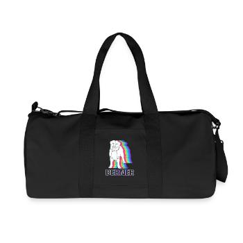Berner Sennenhund - Recycelte Canvas-Sporttasche von Stanley/Stella - Schwarz - Vorne