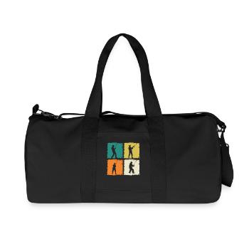 Angler Fishing - Recycled Canvas Sports Bag by Stanley/Stella - black - Front