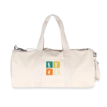 Pêche à la ligne - Sac de sport en toile recyclée Stanley/Stella - blanc naturel - Devant