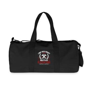 Blacksmithing I Just Need To Go Blacksmithing - Recycled Canvas Sports Bag by Stanley/Stella - black - Front