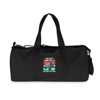 Quad bike - Recycled Canvas Sports Bag by Stanley/Stella - black - Front