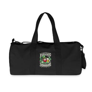 Bière et manigances Fête de la Saint-Patrick - Sac de sport en toile recyclée Stanley/Stella - noir - Devant