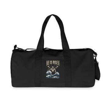 Cthulhu, Er ist auferstanden, Vintage Cthulhu - Recycelte Canvas-Sporttasche von Stanley/Stella - Schwarz - Vorne