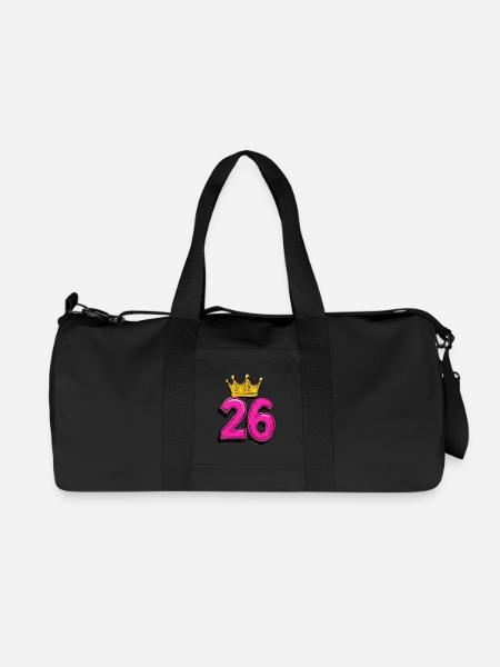 26 Number Jersey Crown - Recycled Canvas Sports Bag by Stanley/Stella - black