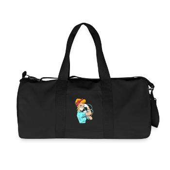 Nursing Home Geriatric Nurse Nurse - Recycled Canvas Sports Bag by Stanley/Stella - black - Front
