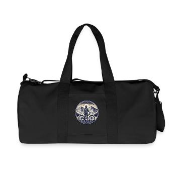 VTT Aventure Vélo Montagne Rétro - Sac de sport en toile recyclée Stanley/Stella - noir - Devant