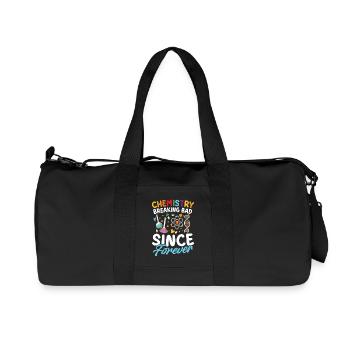 Chemistry Breaking For Ages STEM Education - Recycled Canvas Sports Bag by Stanley/Stella - black - Front