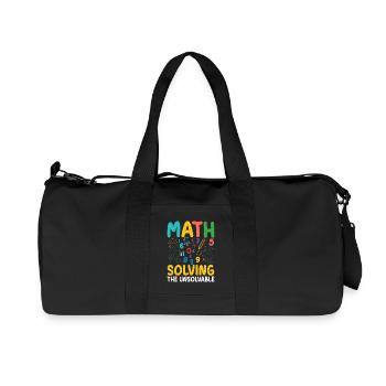 Mathe Lösen des Unlösbaren Stem Bildung Kreativ - Recycelte Canvas-Sporttasche von Stanley/Stella - Schwarz - Vorne