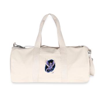 Dragon in the Galaxy - Recycled Canvas Sports Bag by Stanley/Stella - natural - Front