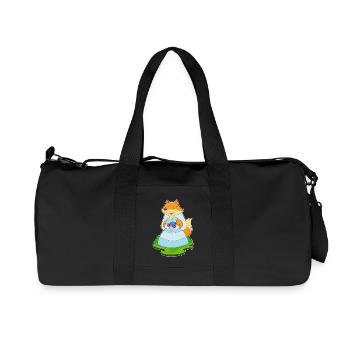 Fuchs Braut Schleier Hochzeit - Recycelte Canvas-Sporttasche von Stanley/Stella - Schwarz - Vorne