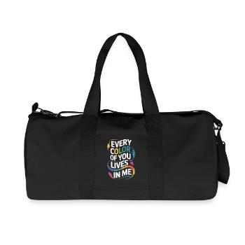 Frères et sœurs autistes - Sac de sport en toile recyclée Stanley/Stella - noir - Devant