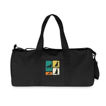 Hund Deutscher Schäferhund - Recycelte Canvas-Sporttasche von Stanley/Stella - Schwarz - Vorne