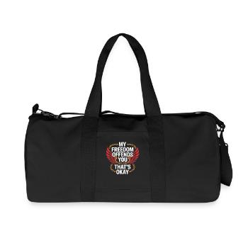 Former religious community survivors - Recycled Canvas Sports Bag by Stanley/Stella - black - Front