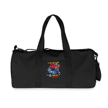 Si vous n’aimez pas les courses sur terre, votre asphalte est - Sac de sport en toile recyclée Stanley/Stella - noir - Devant